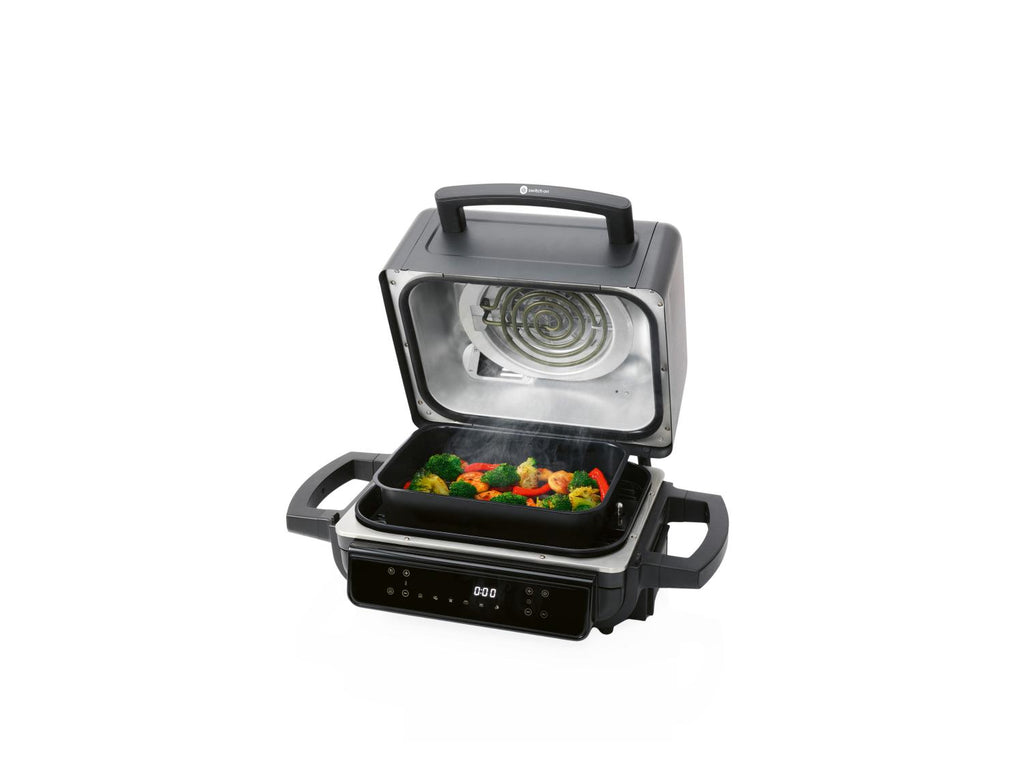 Friteuse à air chaud avec grill et fumoir