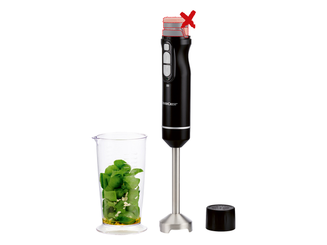 Mixeur plongeant sans fil 12V SSMA 12 A1, avec verre doseur
