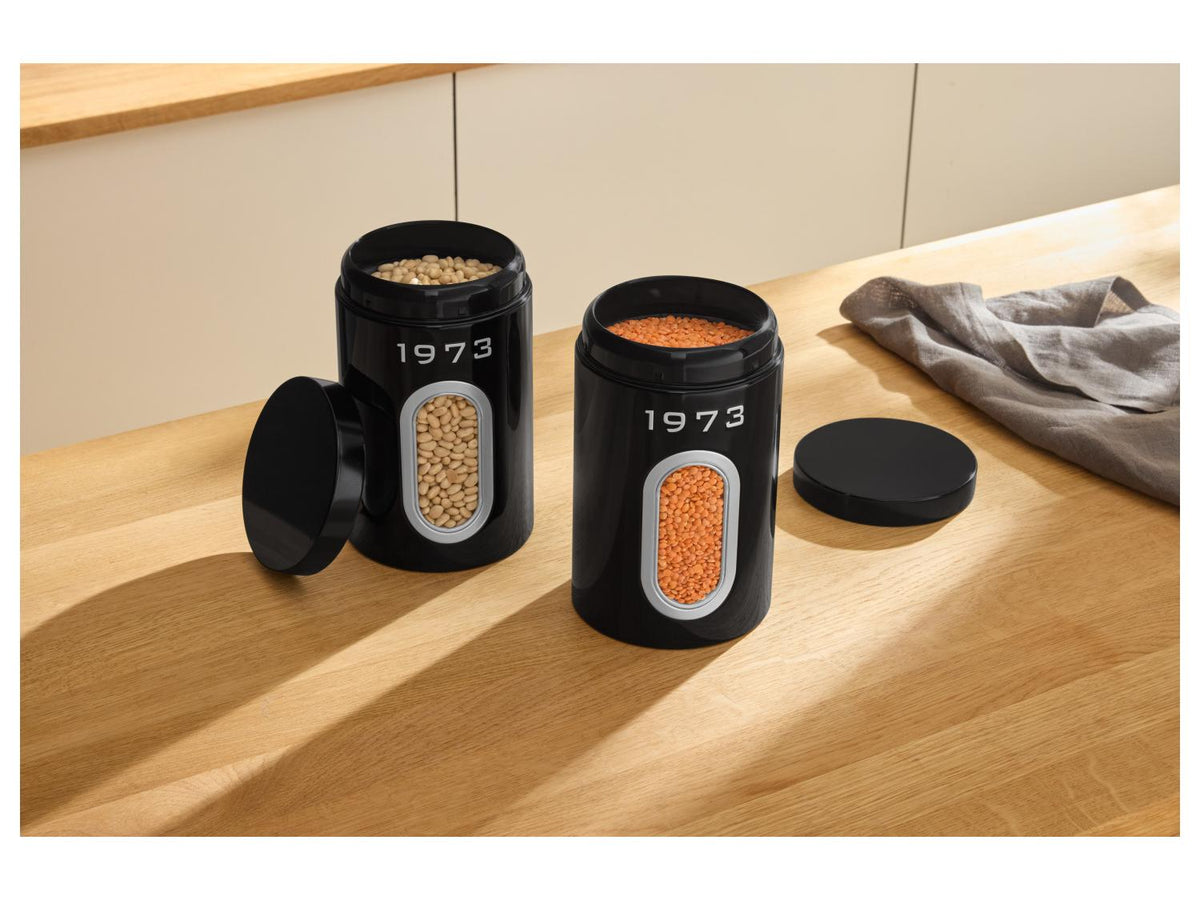 Lot de 2 boîtes de conservation Retro 1973