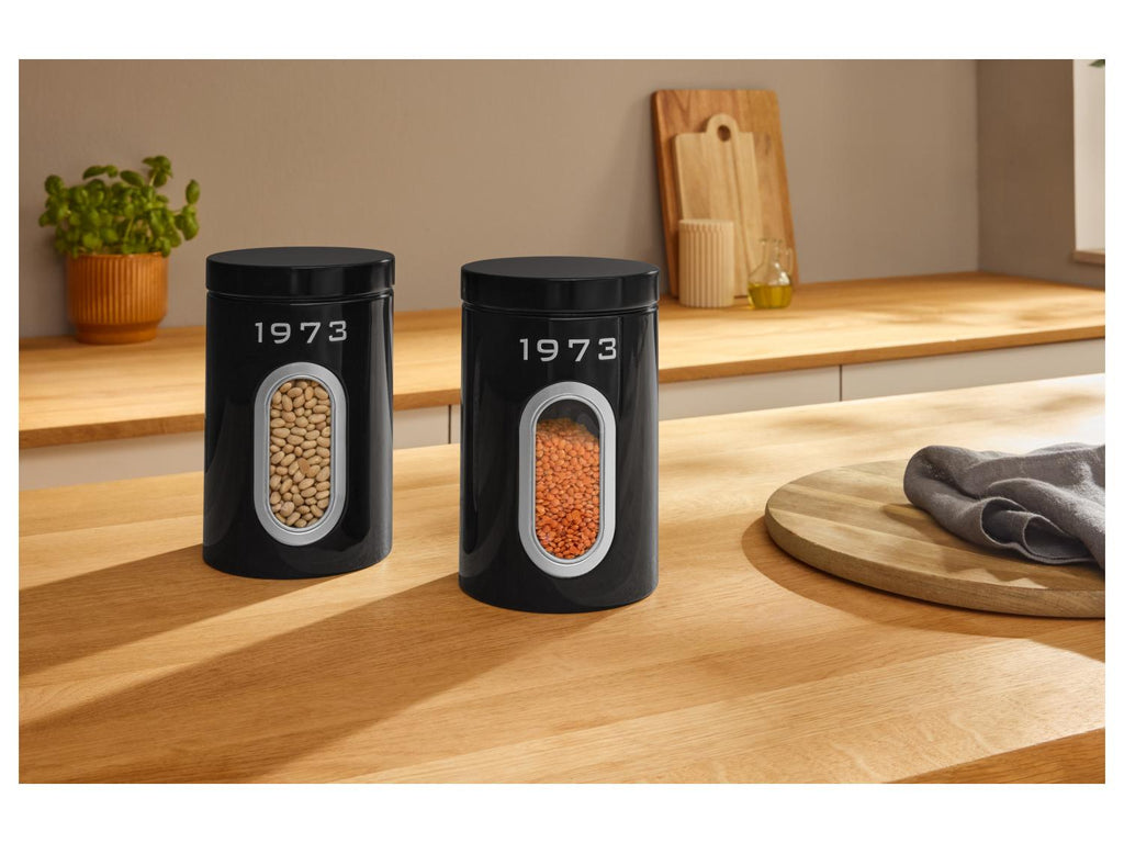 Lot de 2 boîtes de conservation Retro 1973