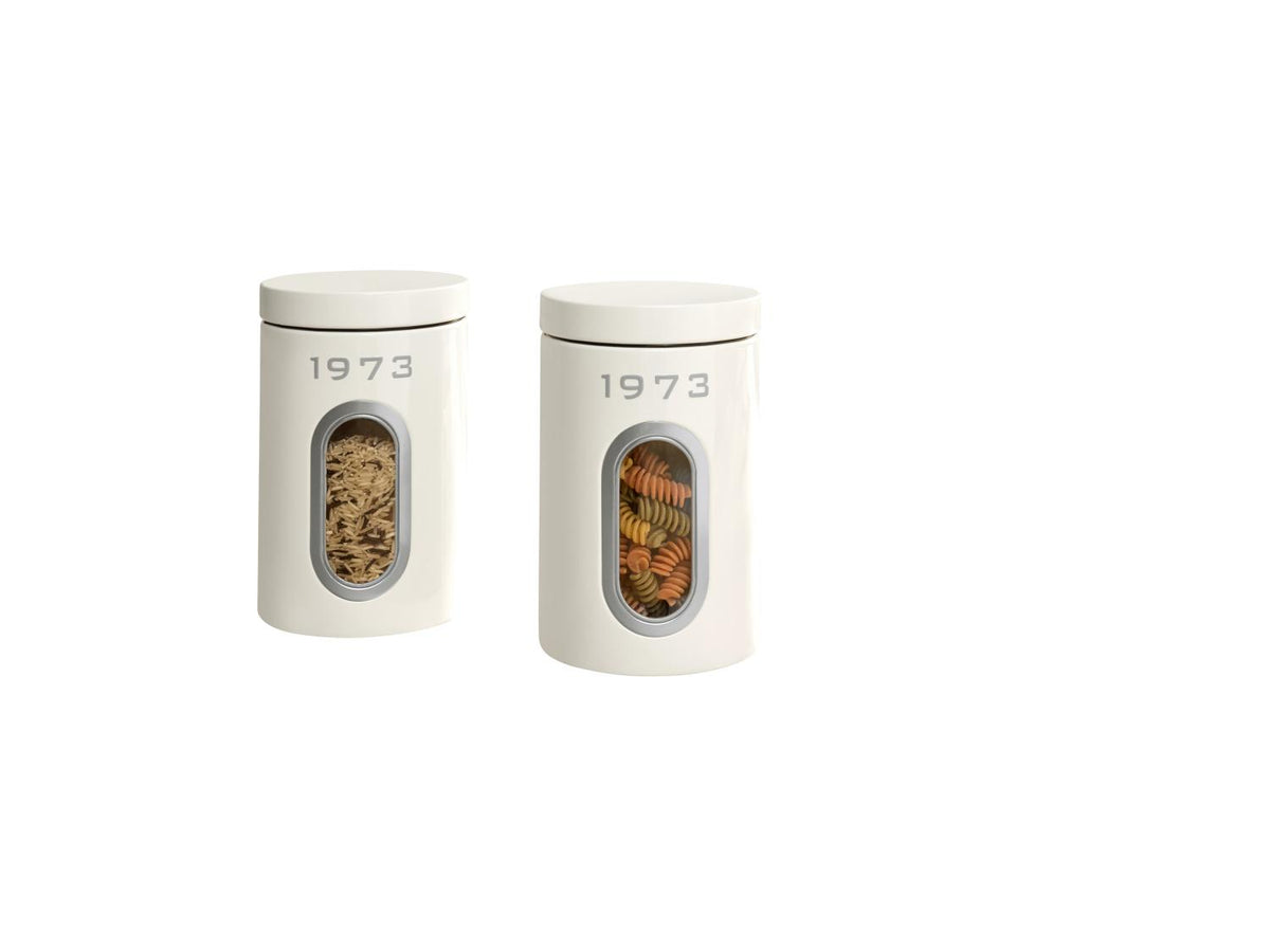 Lot de 2 boîtes de conservation Retro 1973