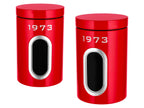 Lot de 2 boîtes de conservation Retro 1973