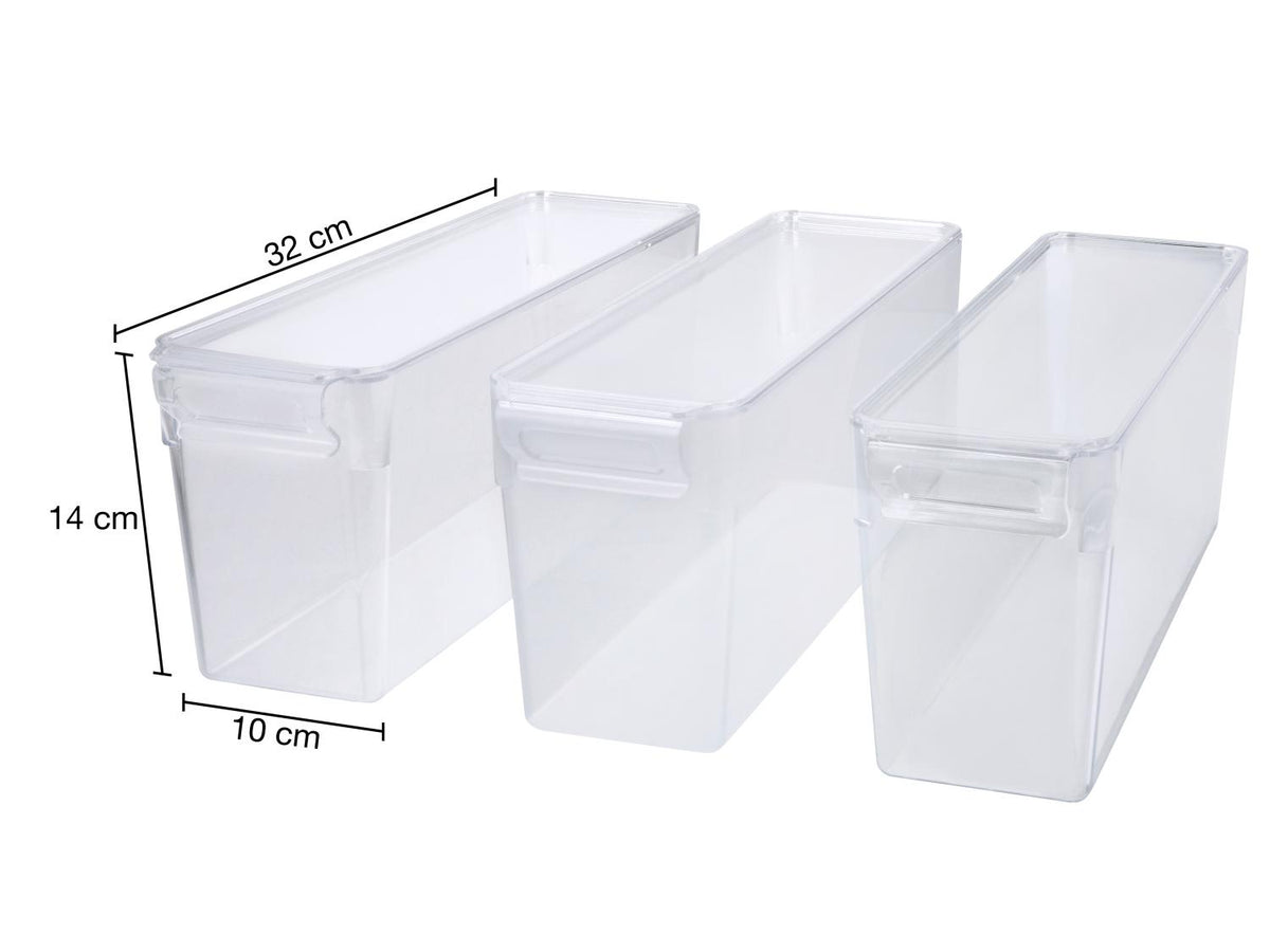 Lot de 3 organisateurs de réfrigérateur
