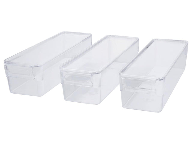 Lot de 3 organiseurs de réfrigérateur