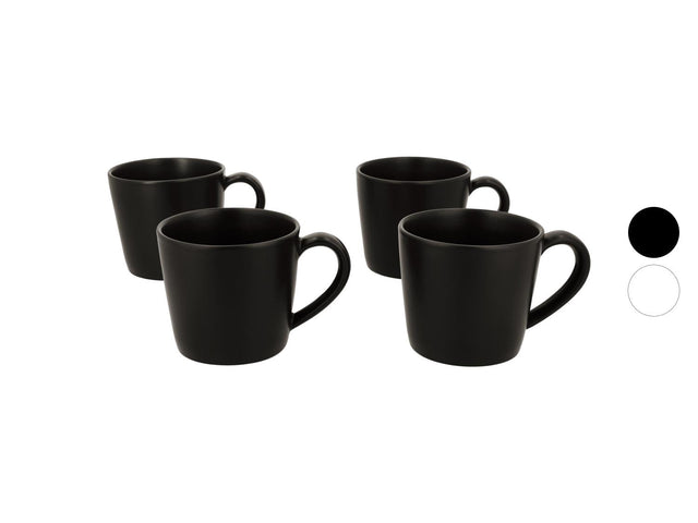 Lot de 4 tasses, 370 ml