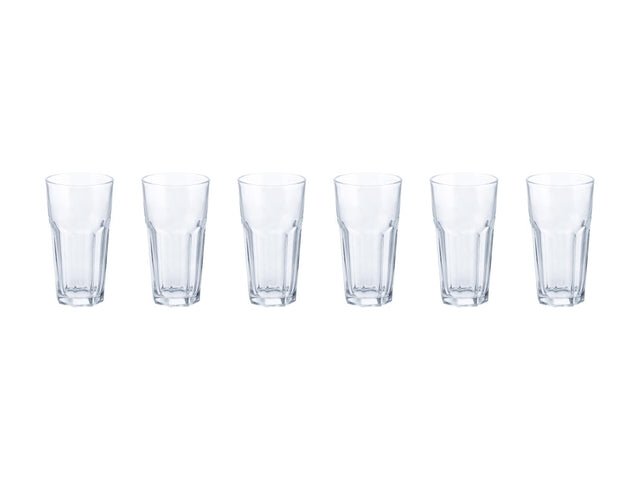 Lot de 6 verres à eau, 650 ml