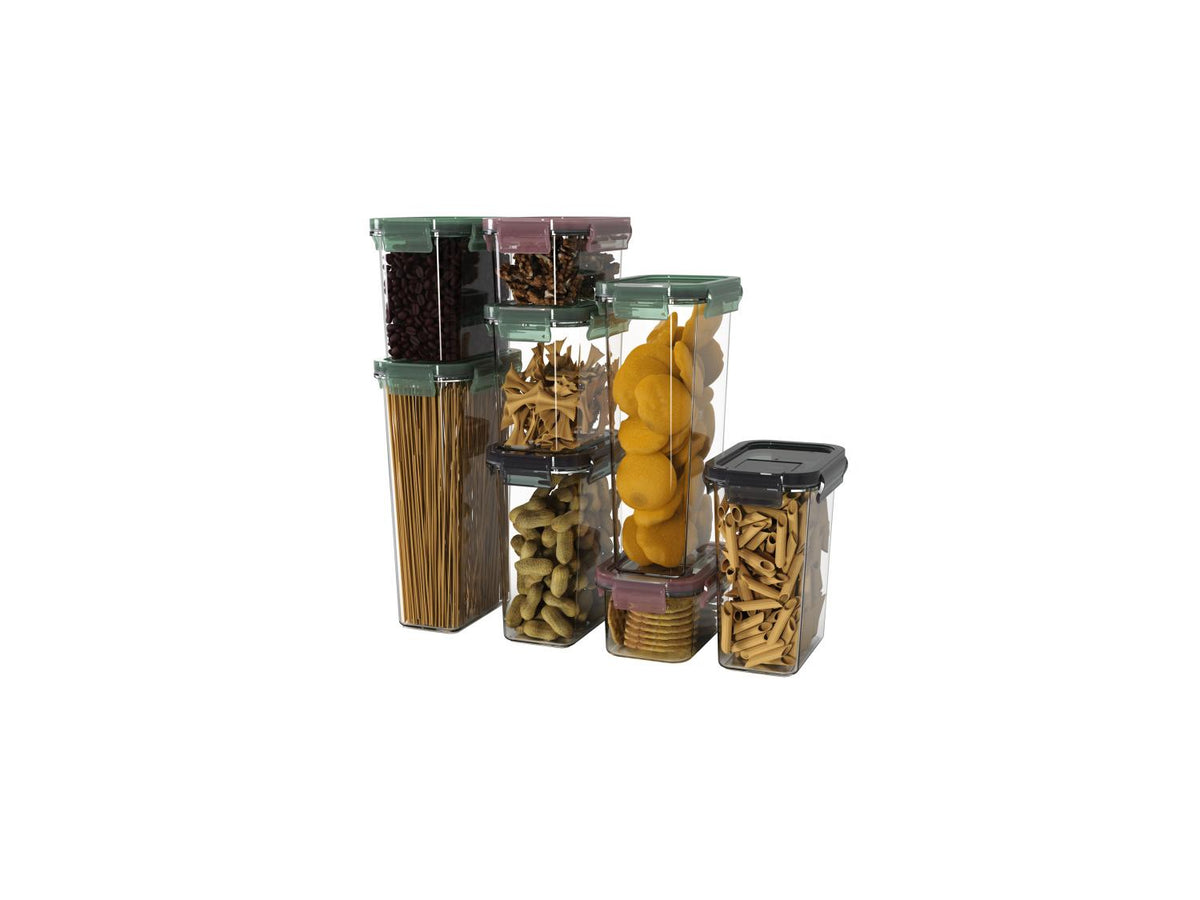 Lot de 8 boîtes verseuses