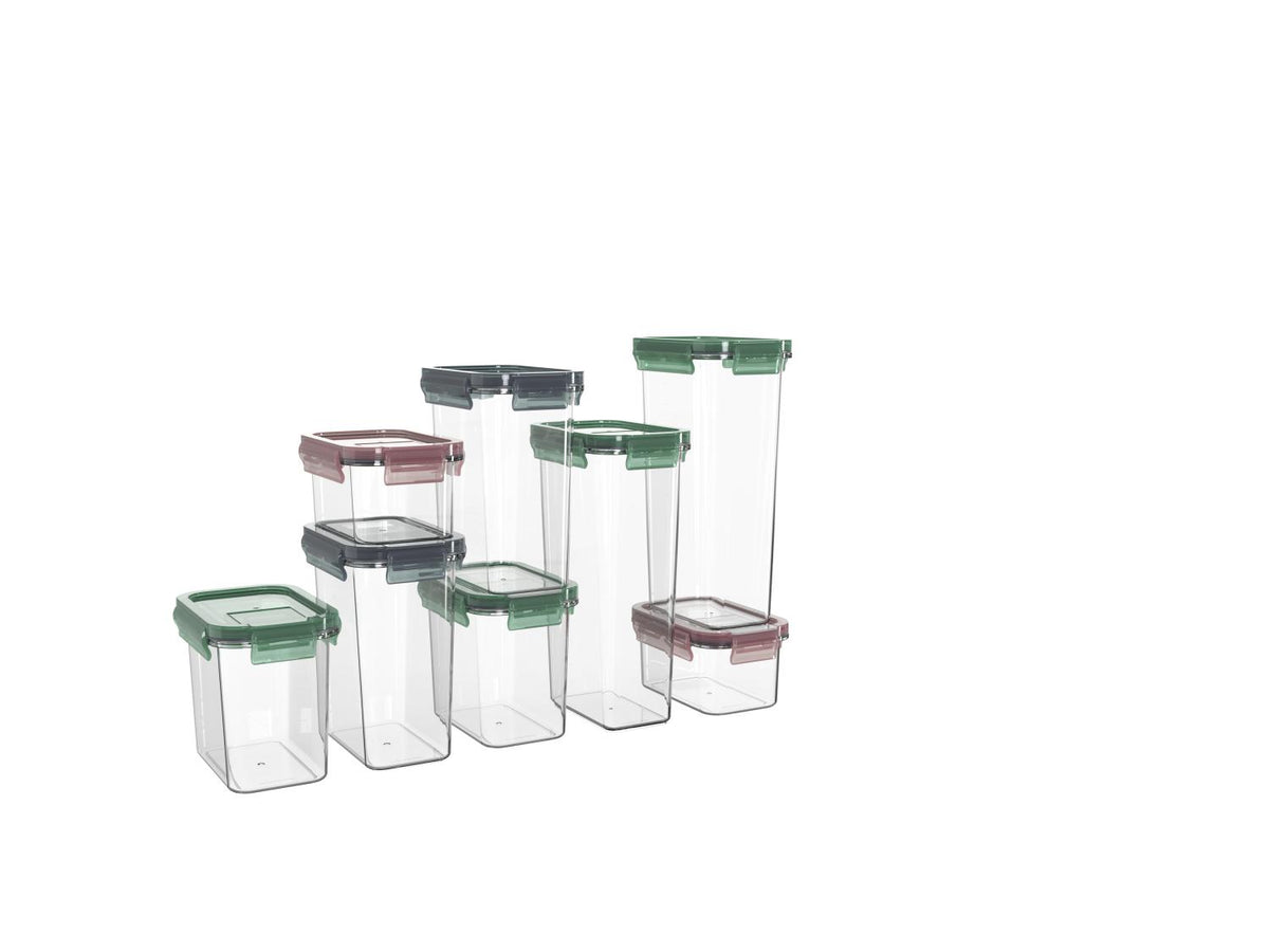 Lot de 8 boîtes verseuses
