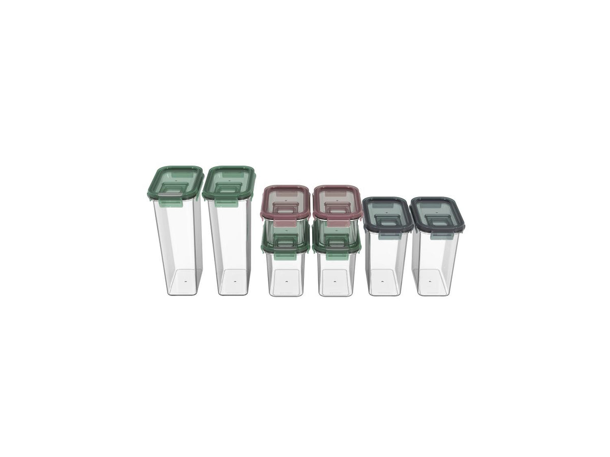 Lot de 8 boîtes verseuses