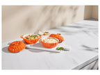 Lot de plats à four en forme de citrouille