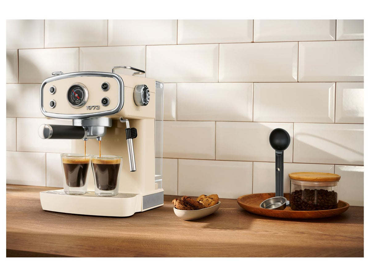 Machine à expresso Retro 1973, crème