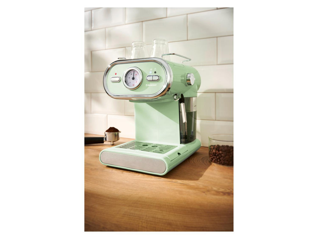 Machine à expresso SEM 1100 E1, 15 bar, vert pastel