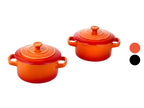 Mini-cocottes, 2 pièces