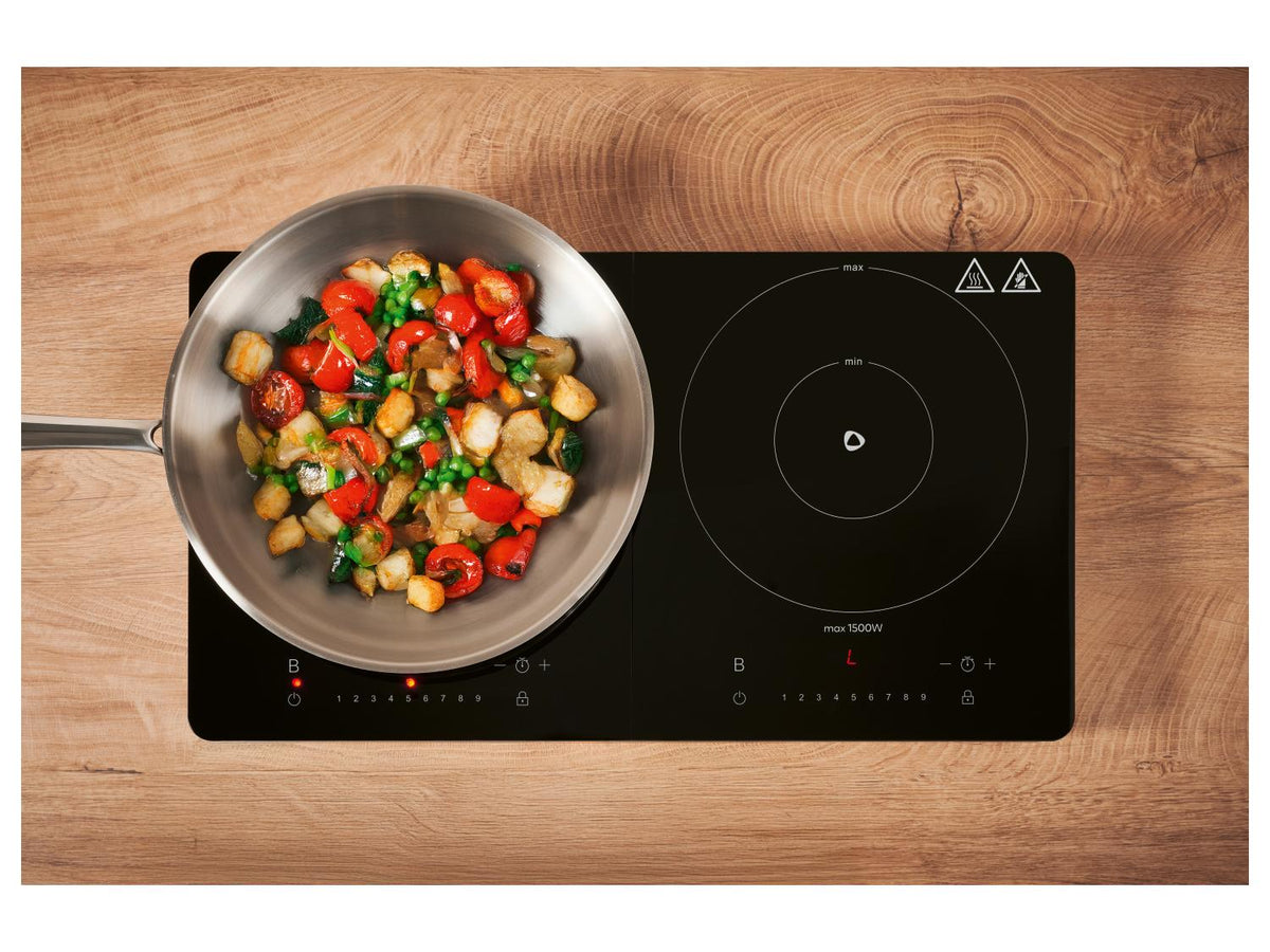 Plaque de cuisson à double induction