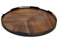 Plateau tournant en bois, Ø 42 cm