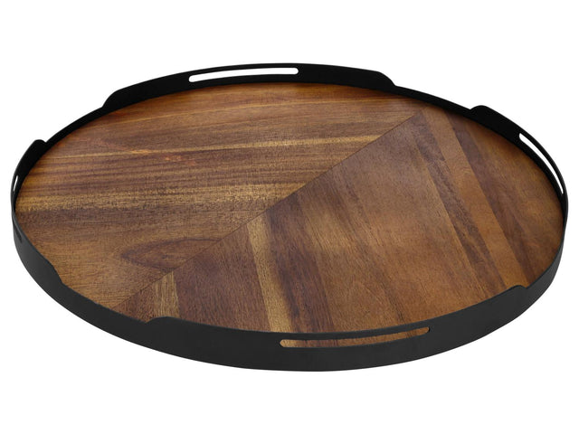 Plateau tournant en bois, Ø 42 cm