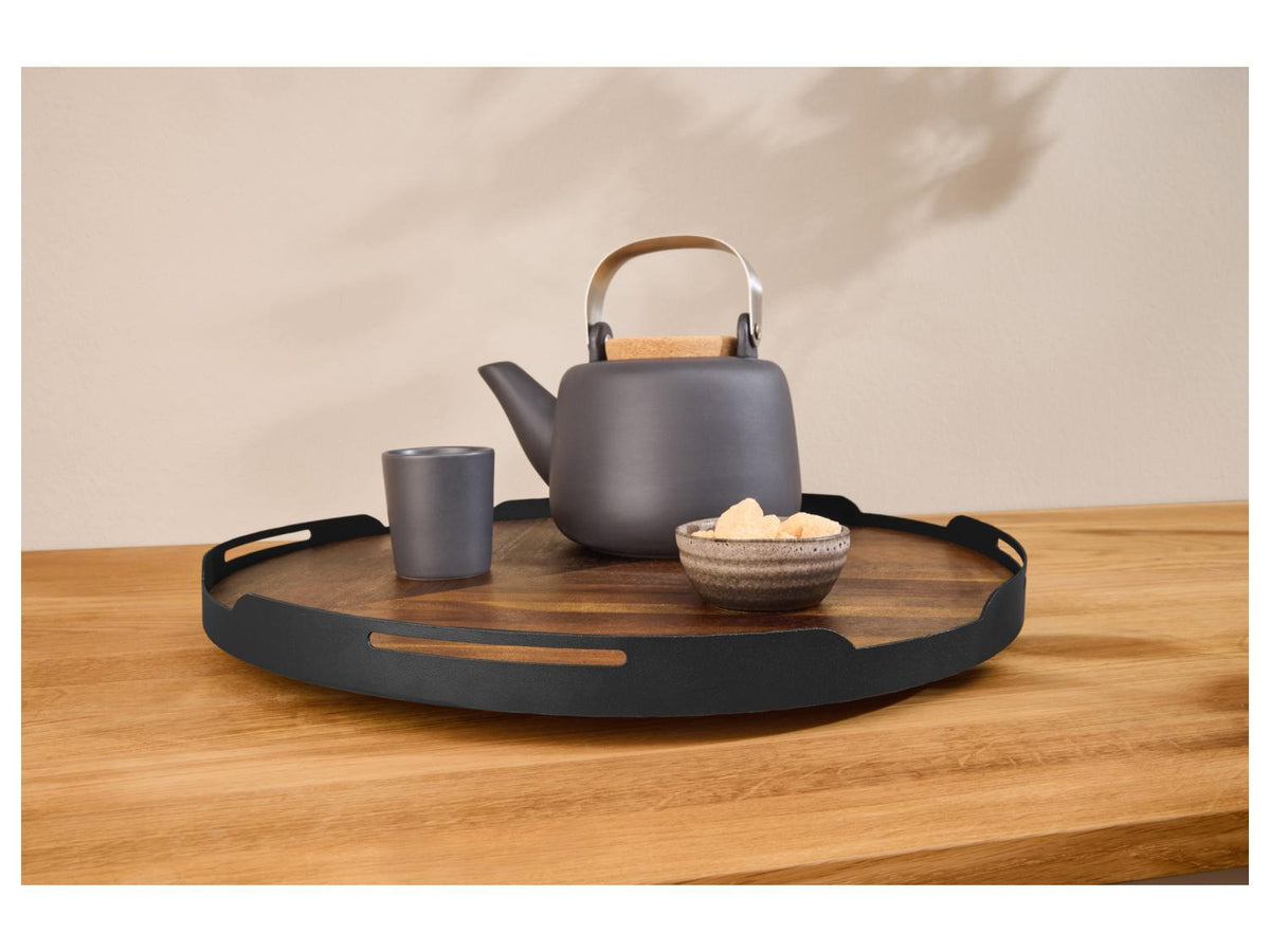 Plateau tournant en bois, Ø 42 cm