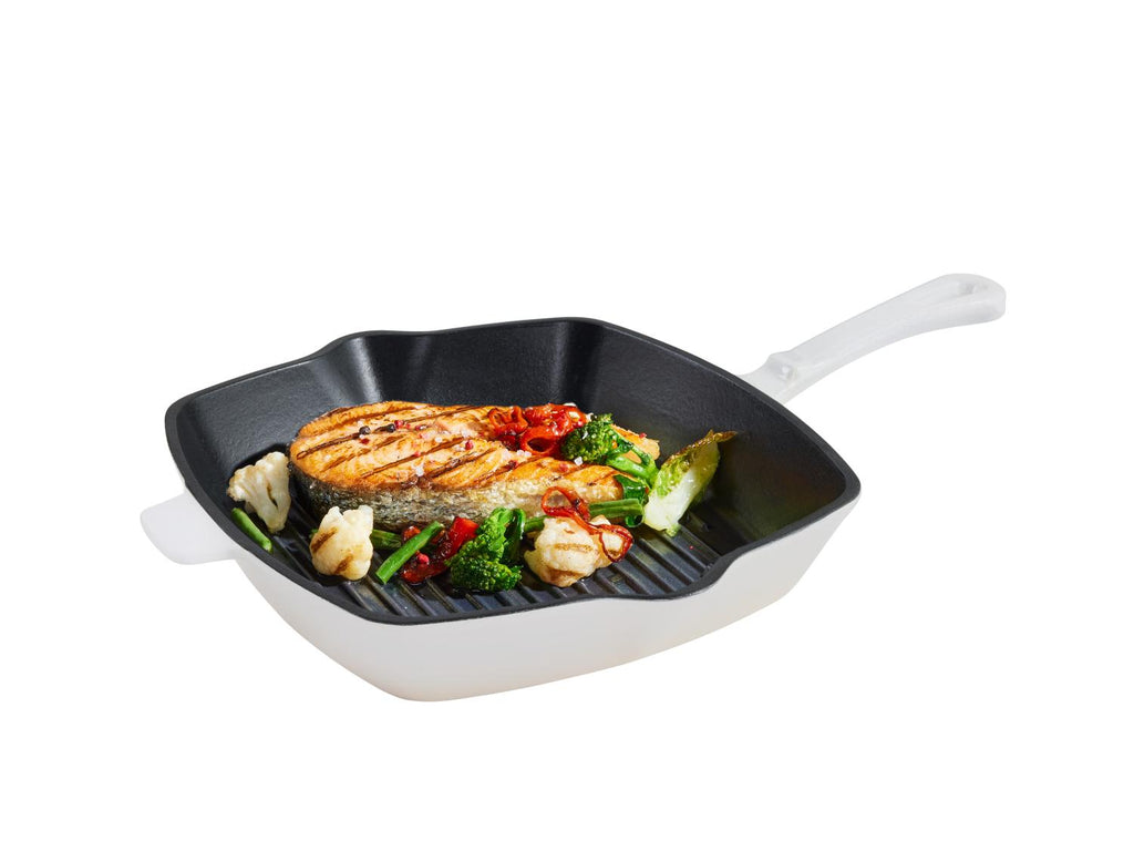Poêle à griller en fonte Premium