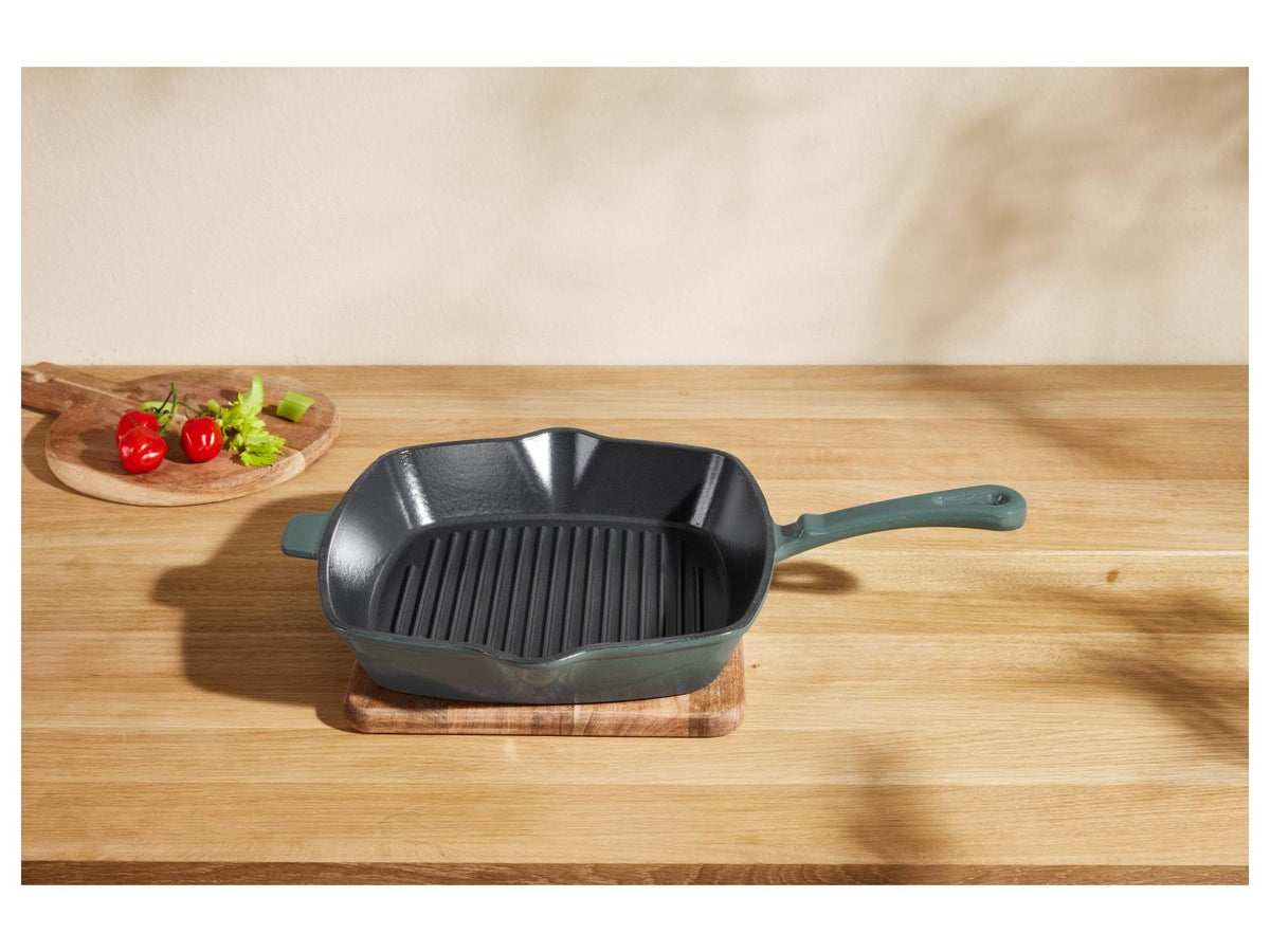 Poêle à griller en fonte Premium