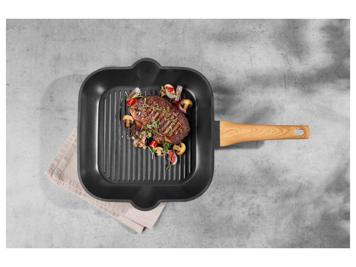 Poêle à griller ou Poêle à frire en fonte d’aluminium