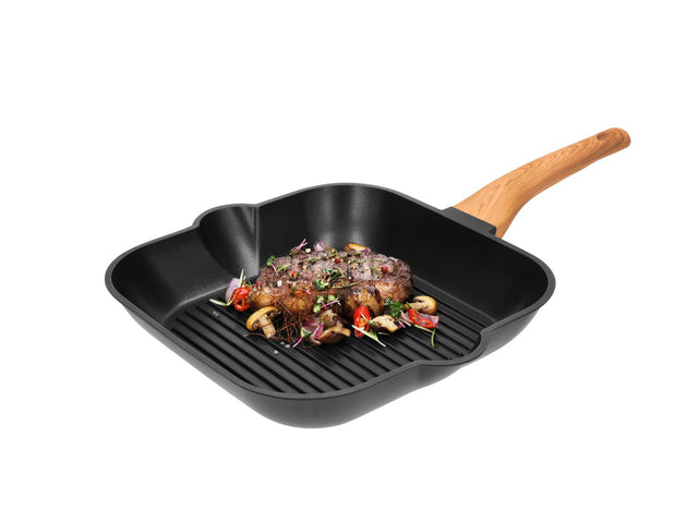 Poêle à griller ou Poêle à frire en fonte d’aluminium