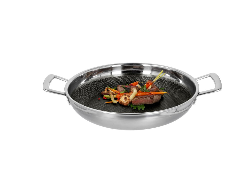 Poêle de service en acier inoxydable Premium, Ø 28 cm