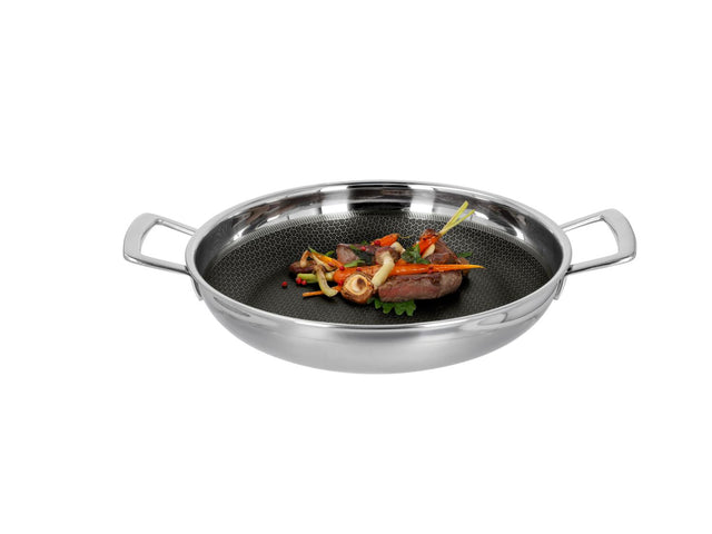 Poêle de service en acier inoxydable Premium, Ø 28 cm
