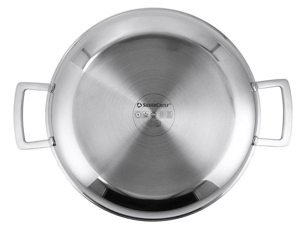 Poêle de service en acier inoxydable Premium, Ø 28 cm