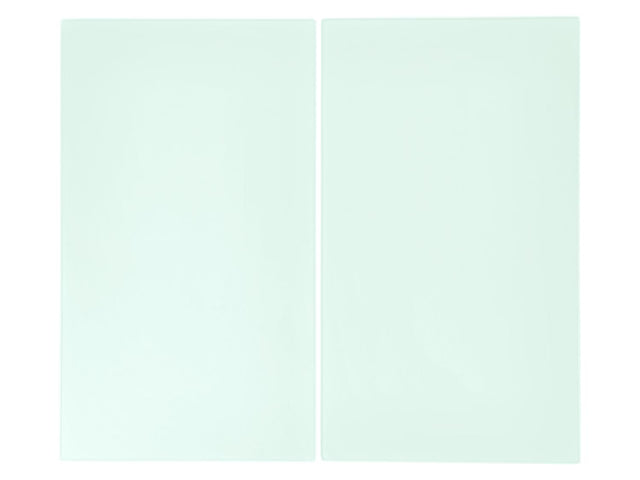 Protège-plaques de cuisson en verre trempé, 52 x 30 cm, 2 pièces