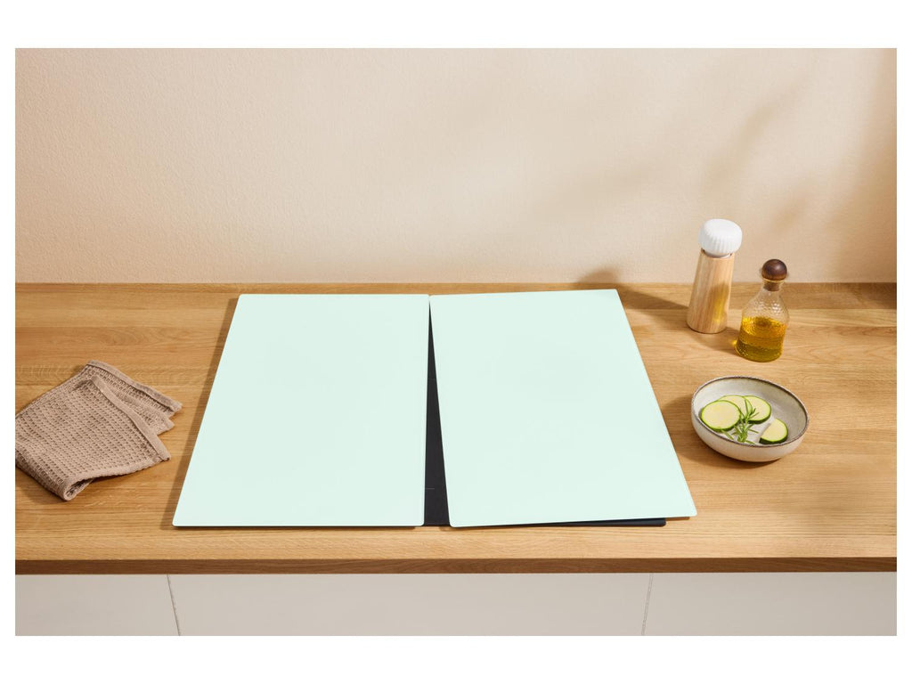 Protège-plaques de cuisson en verre trempé, 52 x 30 cm, 2 pièces