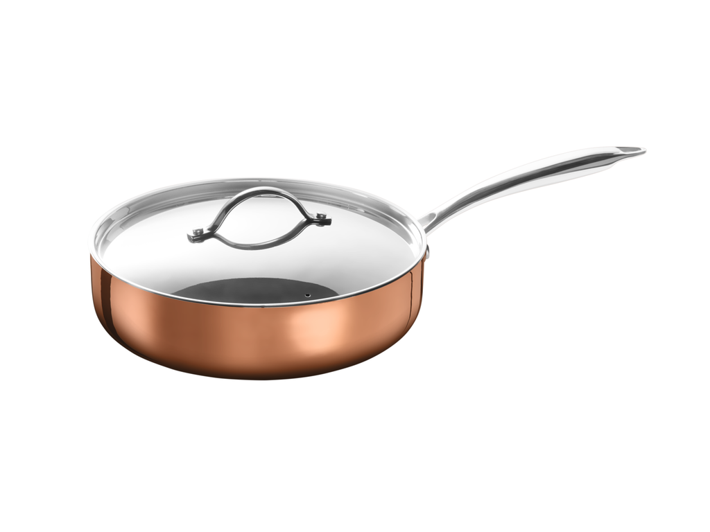 Sauteuse avec revêtement en cuivre Premium, Ø 24 cm