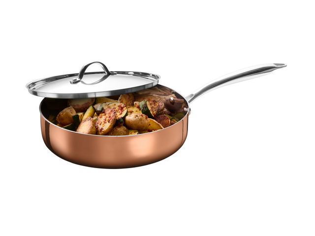 Sauteuse avec revêtement en cuivre Premium, Ø 24 cm