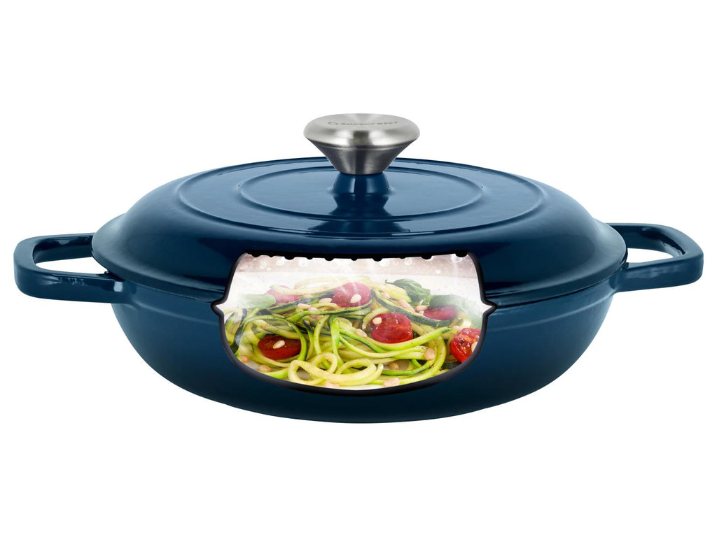 Sauteuse en fonte Premium, 2,4 L