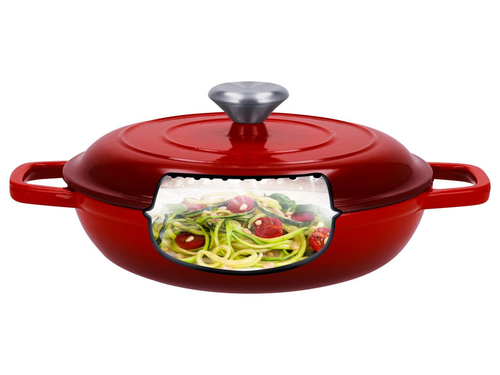 Sauteuse en fonte Premium, 2,4 L