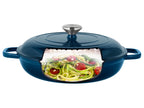 Sauteuse en fonte Premium, Ø 30 cm, 3,7 L