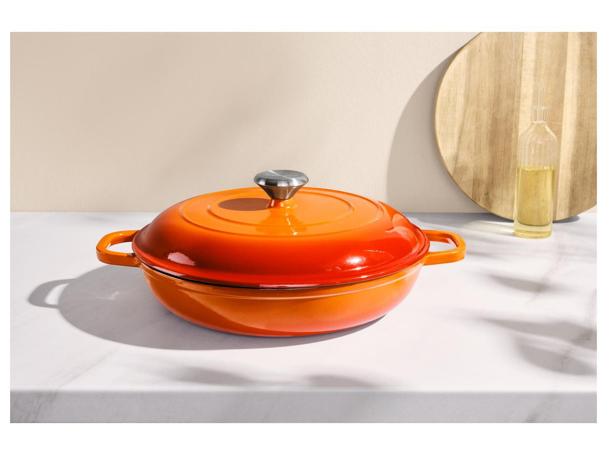 Sauteuse en fonte Premium, Ø 30 cm, 3,7 L