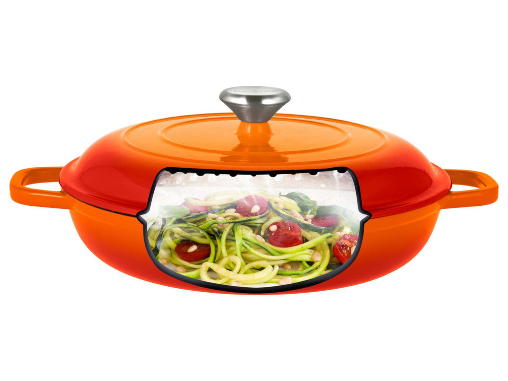 Sauteuse en fonte Premium, Ø 30 cm, 3,7 L