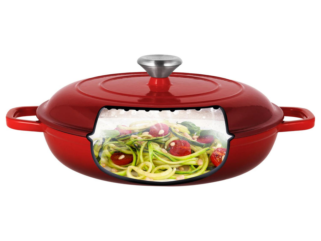 Sauteuse en fonte Premium, Ø 30 cm, 3,7 L