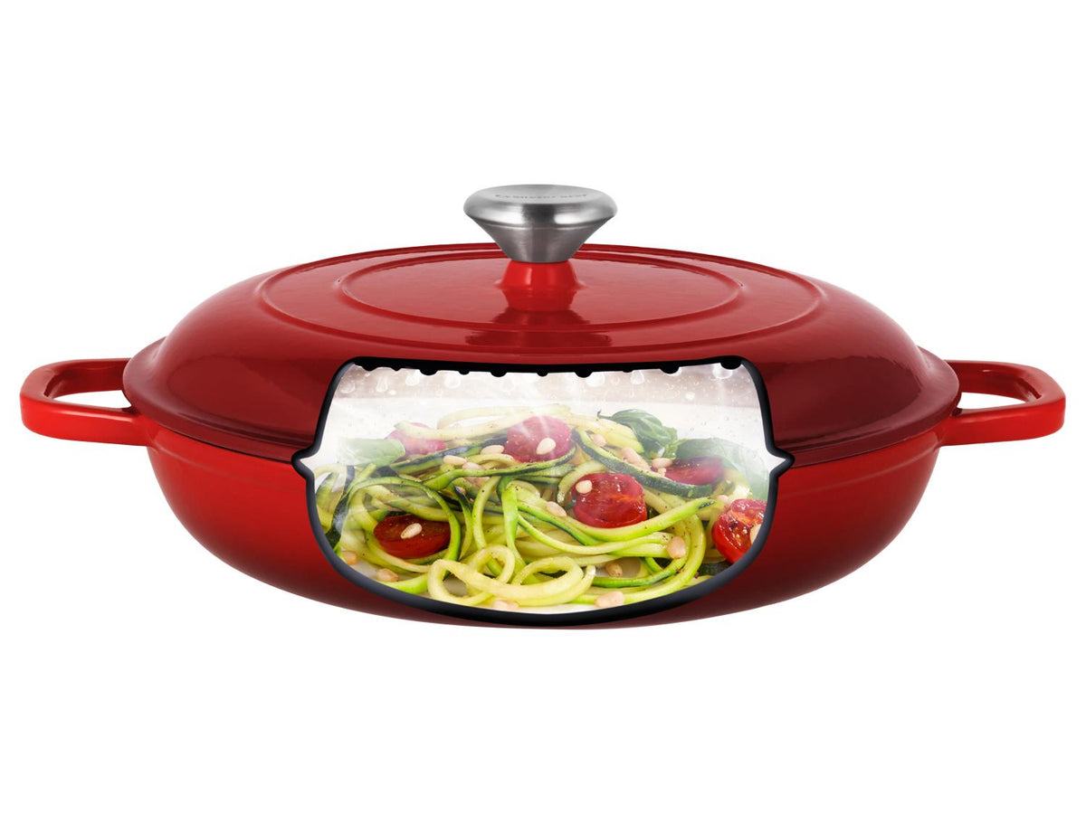 Sauteuse en fonte Premium, Ø 30 cm, 3,7 L