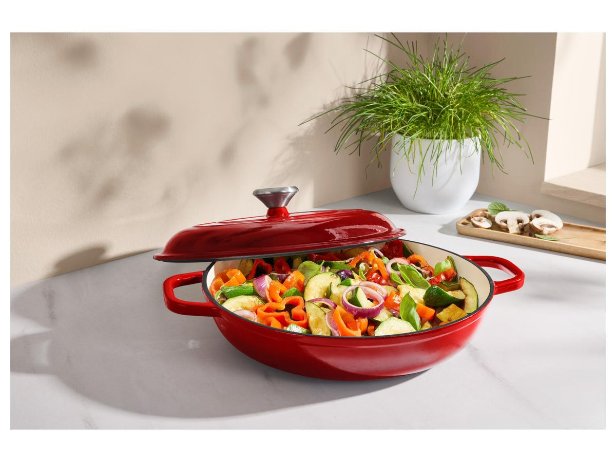 Sauteuse en fonte Premium, Ø 30 cm, 3,7 L