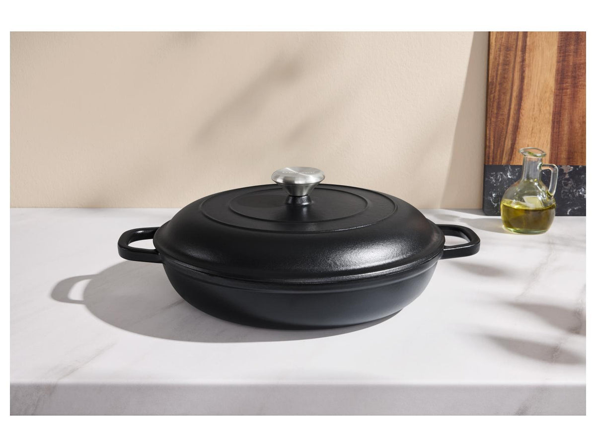 Sauteuse en fonte Premium, Ø 30 cm, 3,7 L