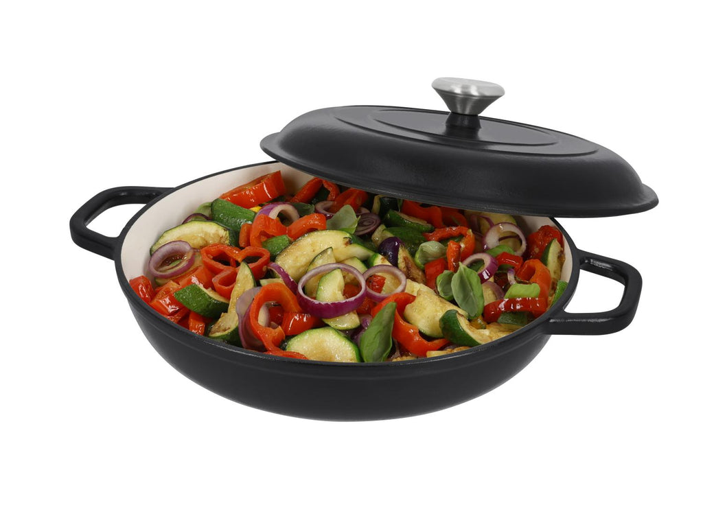 Sauteuse en fonte Premium, Ø 30 cm, 3,7 L