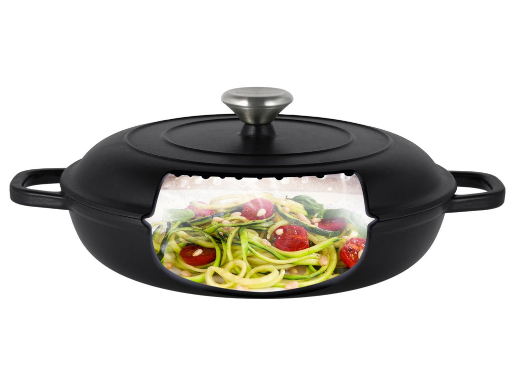 Sauteuse en fonte Premium, Ø 30 cm, 3,7 L