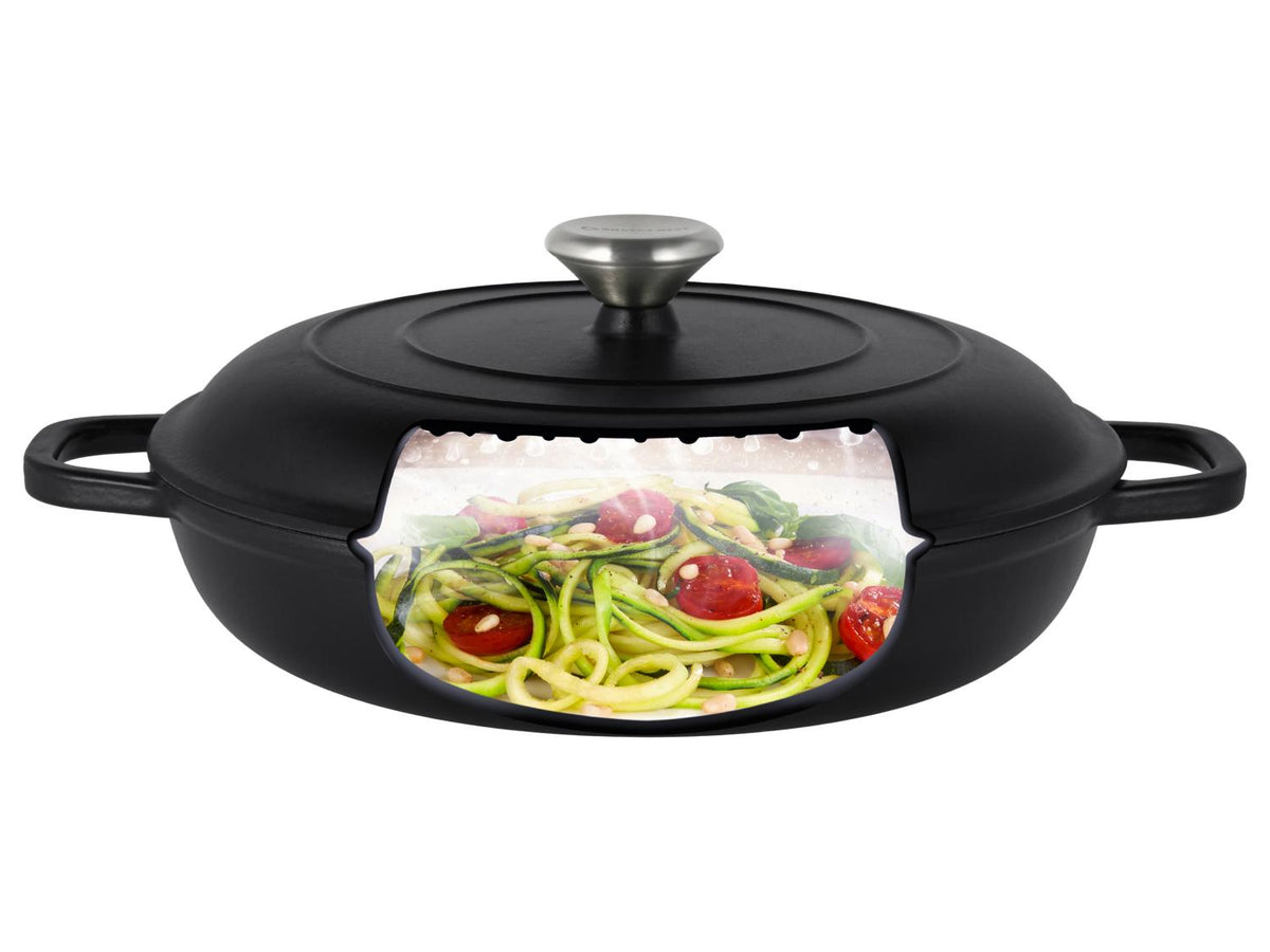 Sauteuse en fonte Premium, Ø 30 cm, 3,7 L