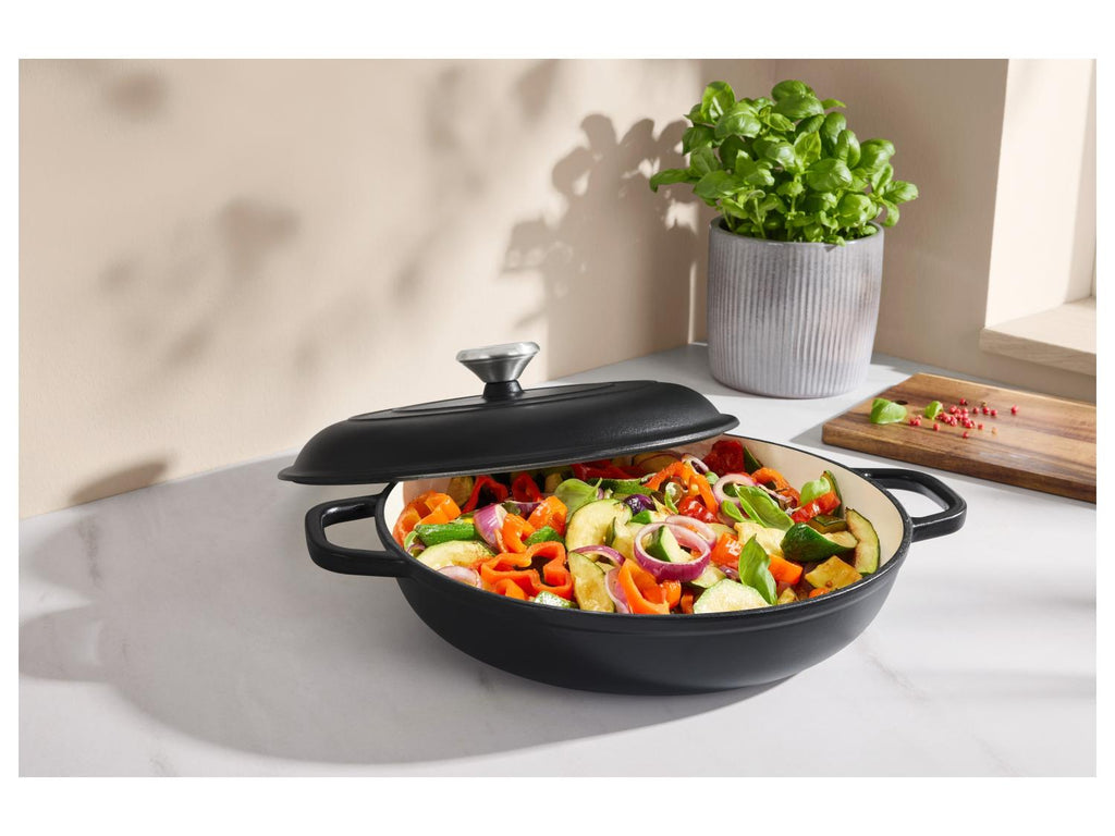 Sauteuse en fonte Premium, Ø 30 cm, 3,7 L