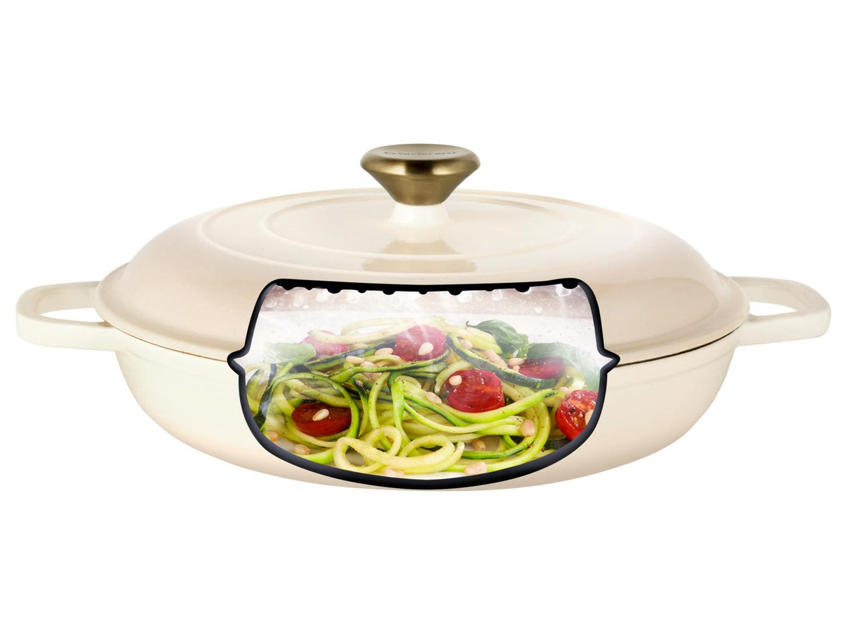 Sauteuse en fonte Premium, Ø 30 cm, 3,7 L