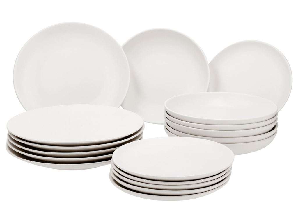 Service de vaisselle en porcelaine, 18 pièces