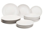 Service de vaisselle en porcelaine, 18 pièces