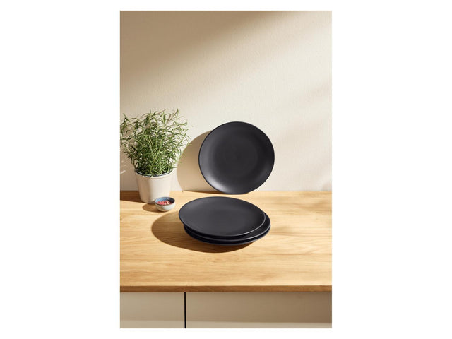 Set d'assiettes plates ou creuses en porcelaine, 4 pièces
