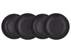 Set d'assiettes plates ou creuses en porcelaine, 4 pièces